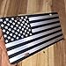 Brushed American Flag Decorative License Plate - 6