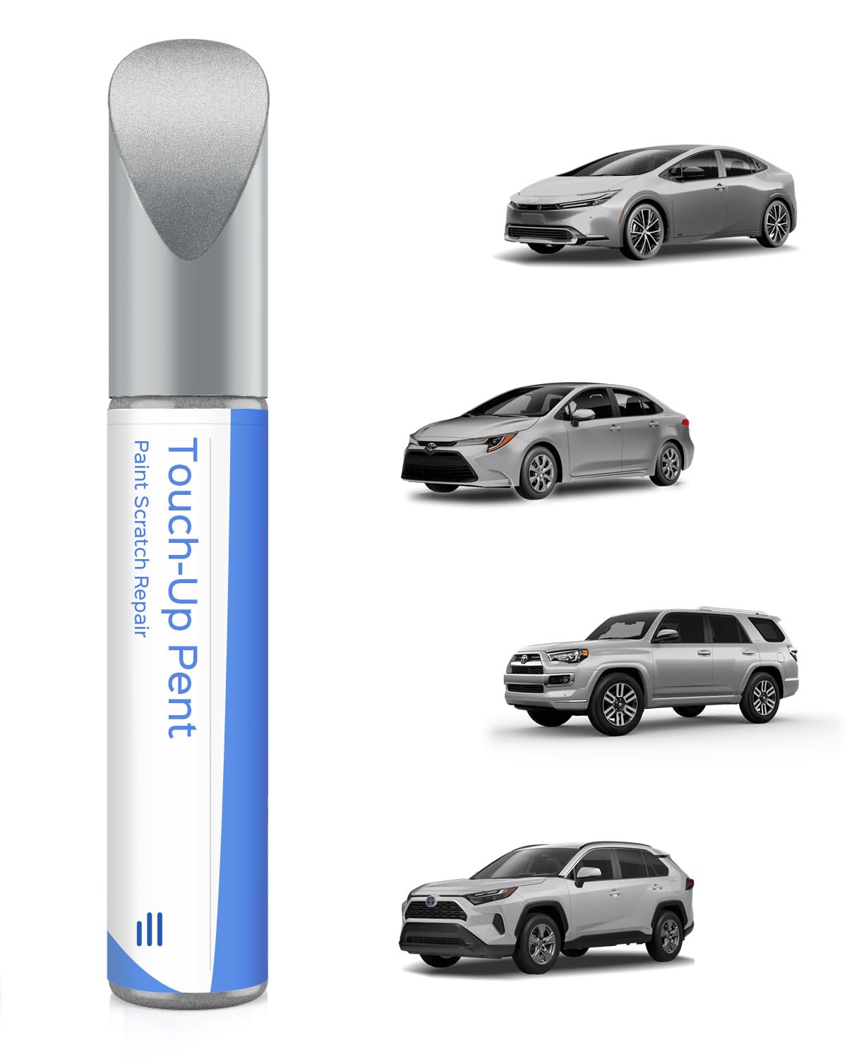 PARTS4EV 1F7 Classic Silver Metallic Touch Up Paint