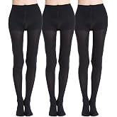 MANZI Run Resistant Control Top Panty Hose Opaque Tights
