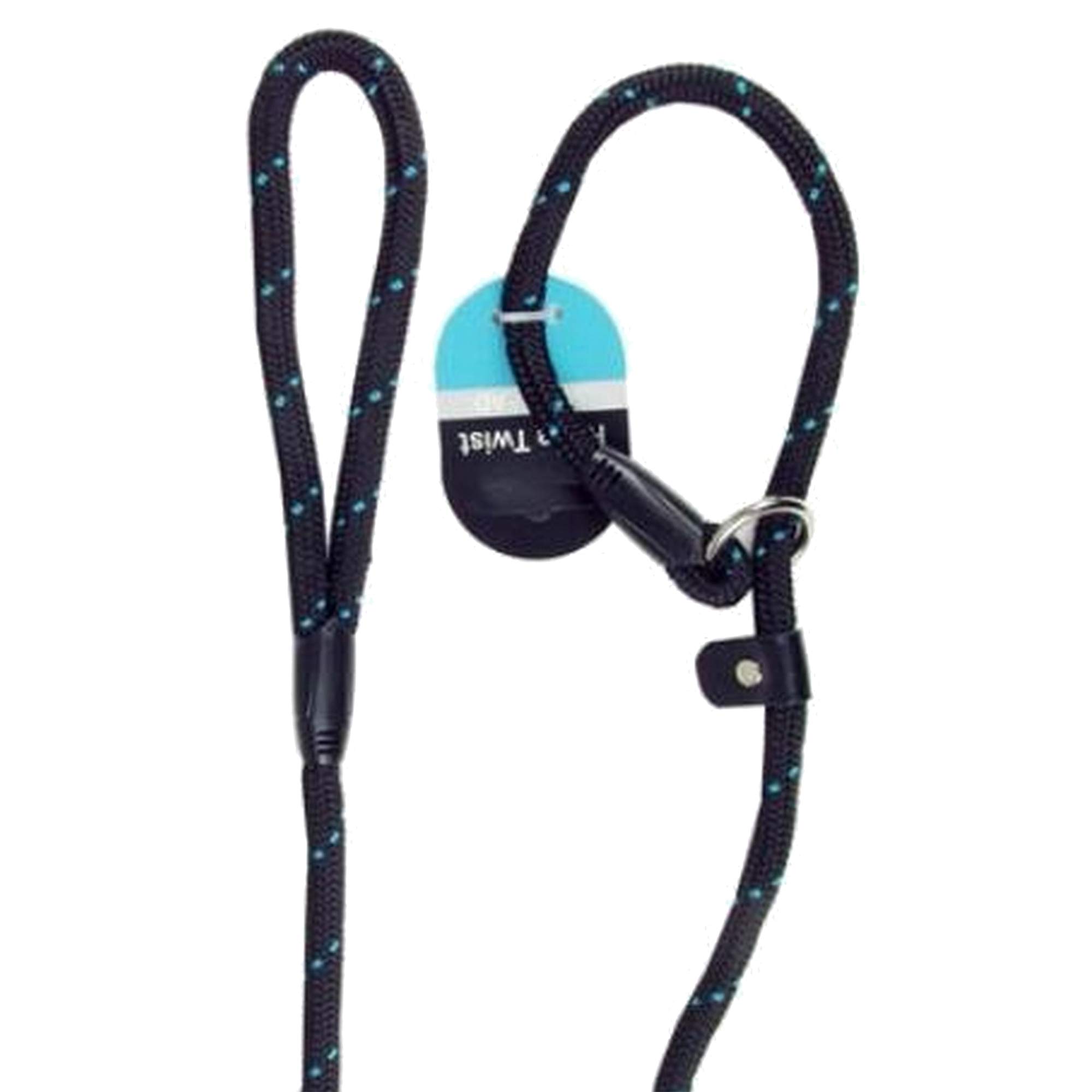 Rosewood Rope Twist Slip Lead