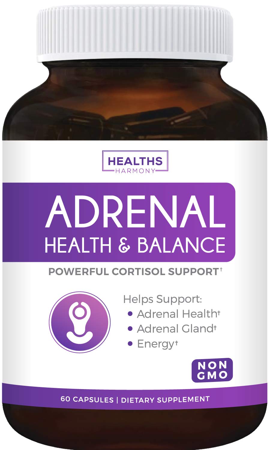 Adrenal Support & Cortisol Manager (NonGMO) Powerful Adrenal Health