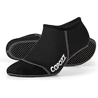 COPOZZ Dive Water Socks，3mm Neoprene Diving Socks Anti-Slip Thermal Fin Socks for Swimming Snorkeling Surfing Kayaking