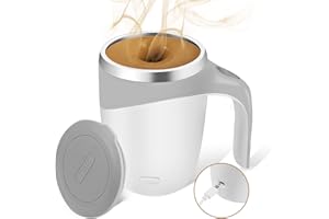 TXLOOK Self Stirring Mug,Rechargeable automatic magnetic Self stirring coffee mug,Rotating Home Office Travel Mixing Cup,To Stir Coffee, Chocolate, Milk, Protein,Cocoa Etc, Great For Office, School, Gym…