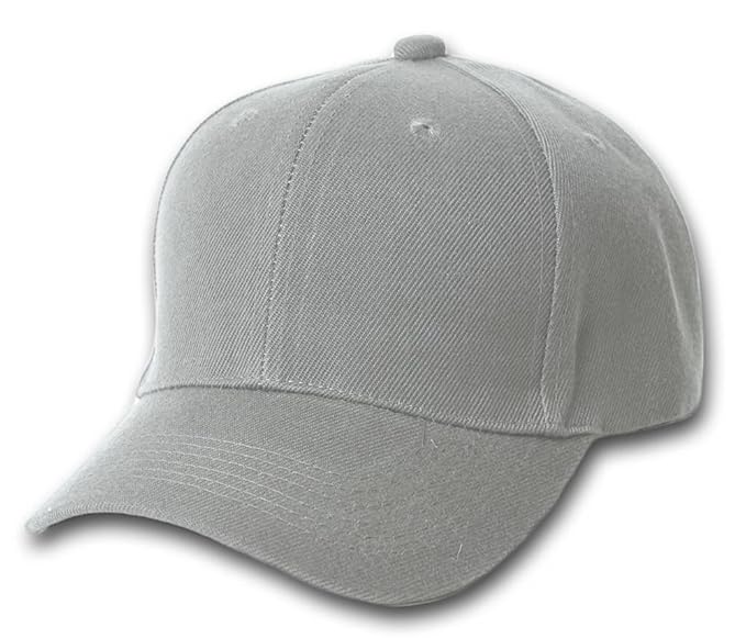 plain grey cap