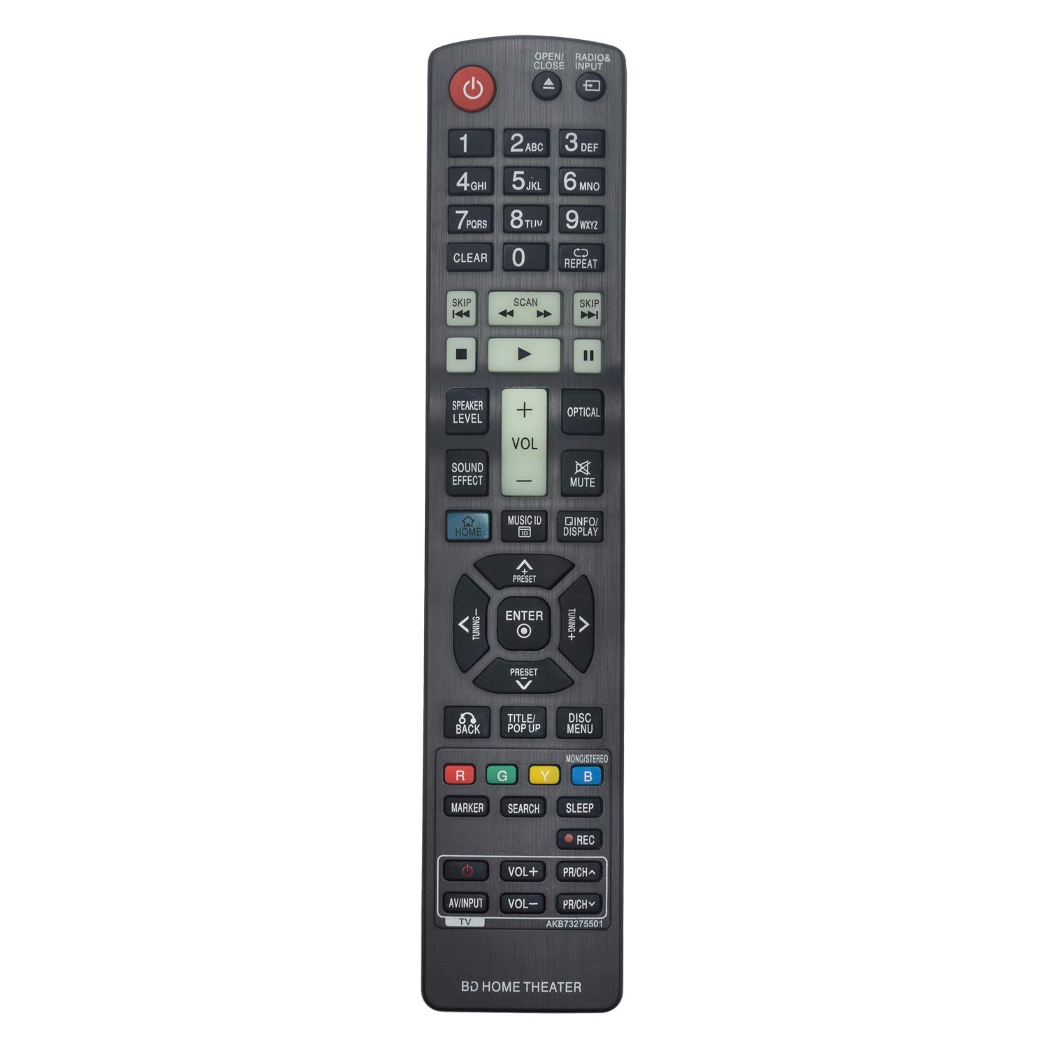 AKB73275501 Replace Remote Control - VINABTY AKB73275501 Sound Bar Remote Control Replacement for LG Soundbar LHB336 LHB536 LHB976 BH5140S LHB335 LHB535 LHB975 S54S1S S54T1W Remote Control