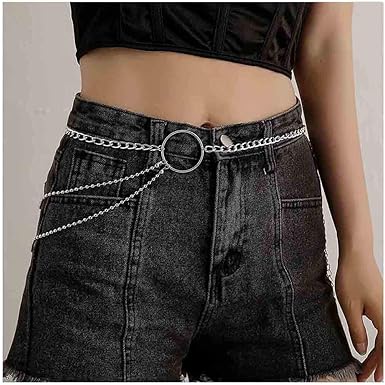 chain belt jeans