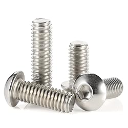 M6-1.0 x 30mm Button Head Socket Cap Screws, Allen