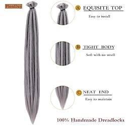 22Inch 30Strands 1CM Dreadlock Extensions Reggae