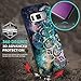 ZUSLAB Compatible with Galaxy S8 Plus Case, Zarus Pattern Design, Shockproof Armor Bumper, Heavy Duty Protective Cover for Samsung Galaxy S8 Plus (Mandala VIII 1)
