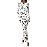 BTFBM Fall Dresses for Women 2025 2 Piece Set Long Sleeve Polka Dot Sexy Bodycon Mesh Dress and Slip Dress Party Wedding