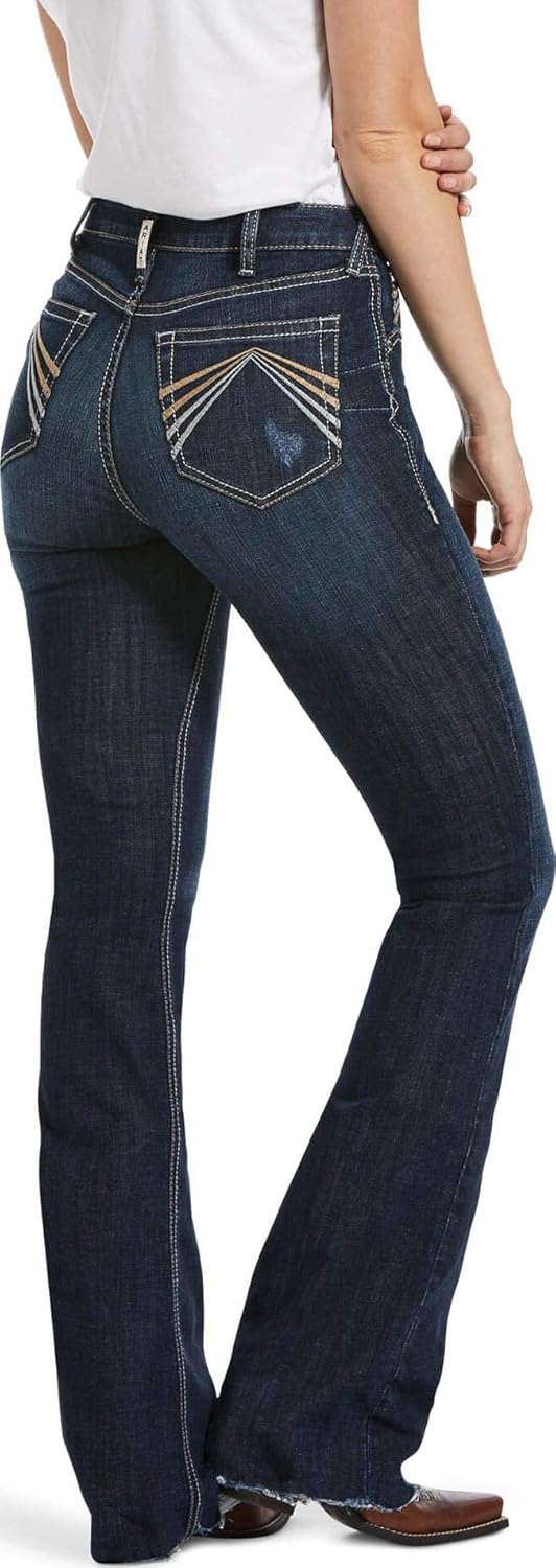 ARIAT Women's Avalynn R.E.A.L. high Rise Flare Jeans at Amazon Women's