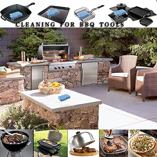 Original good grips cast iron cleaner with wood pulp sponge, faster