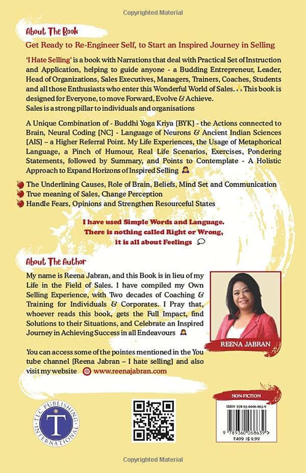 I Hate Selling: Embark a Journey into the Subjective World 1