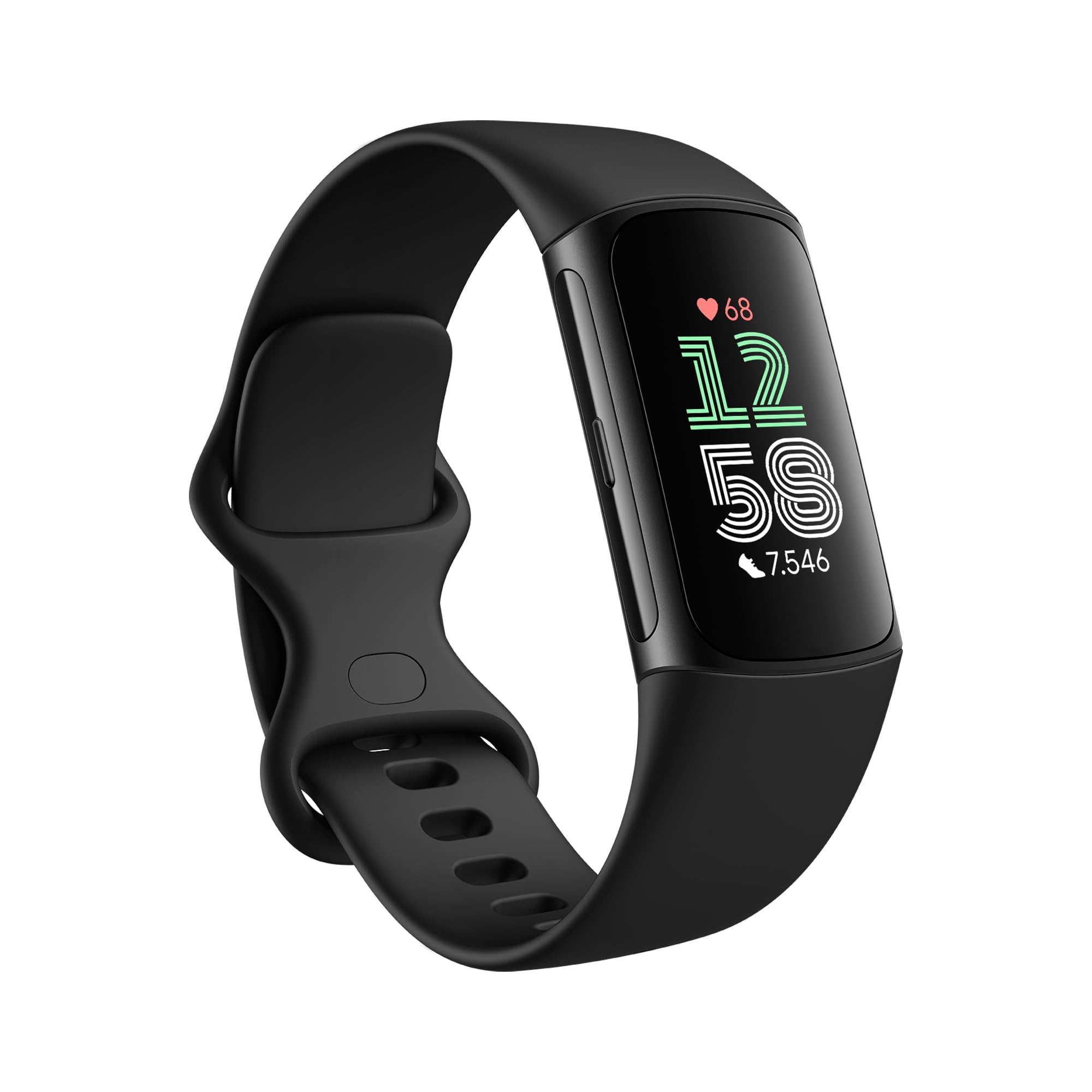 Google Fitbit Charge 6 Aktivitätstracker enthält ein 6 monatige Premium Mitgliedschaft, 7 Tage Akkulaufzeit, Google Wallet und Maps