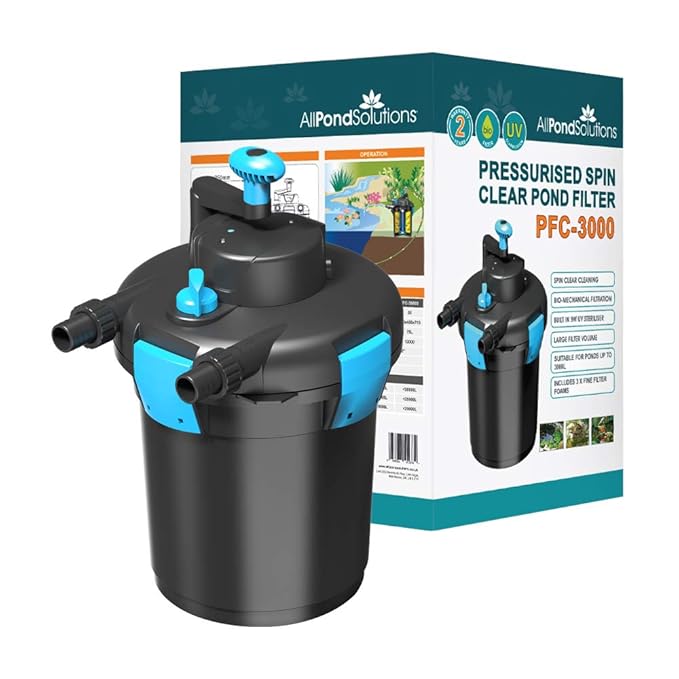 Pressurised Koi Fish Pond Filter/UV Light Steriliser all in one (PFC