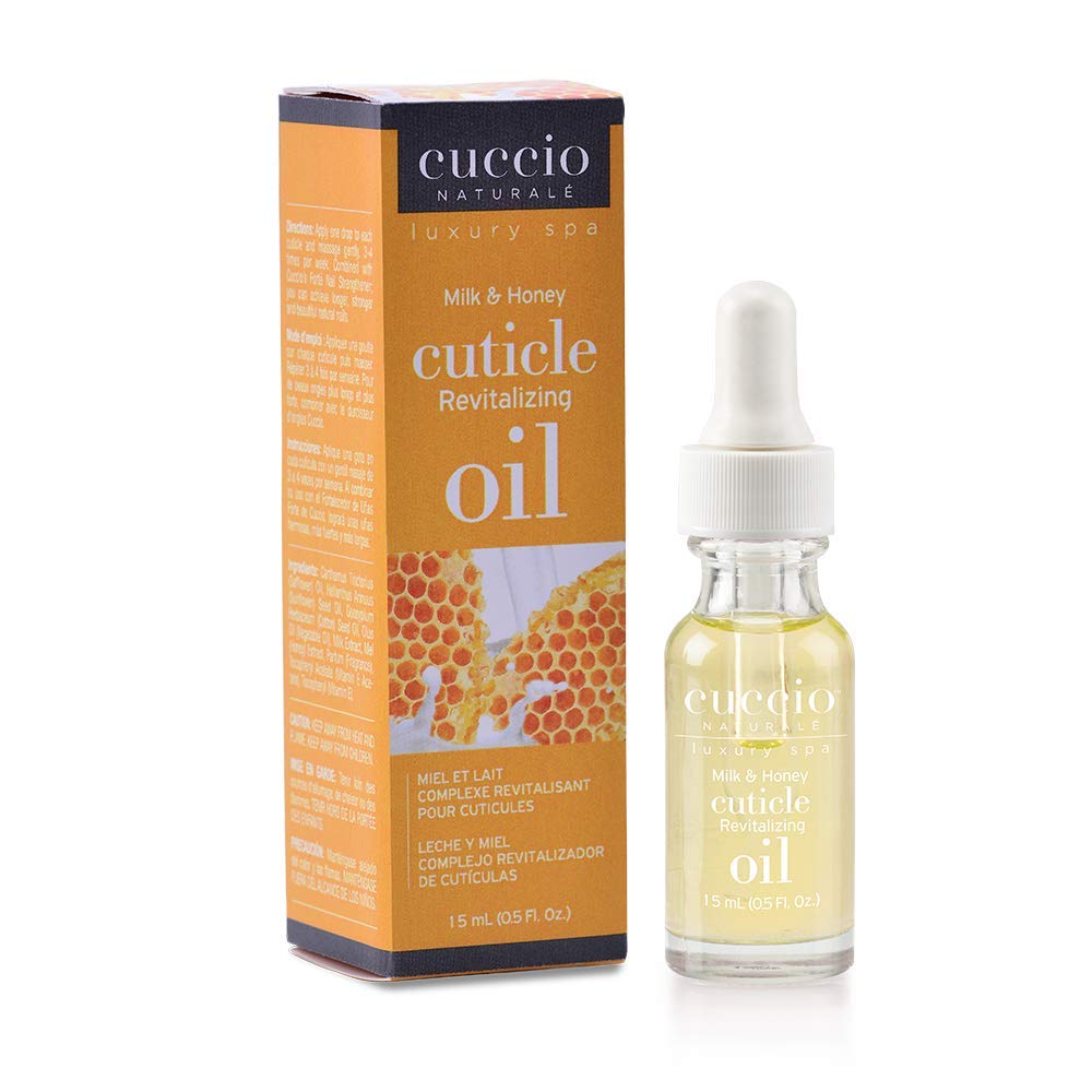 Cuccio Naturalé Milk & Honey Cuticle Revitalizing Oil - Lightweight Super-Penetrating - Nourish, Soothe & Moisturize - Paraben/Cruelty Free, w/ Natural Ingredients/Plant Based Preservatives - 0.50 oz: Beauty