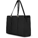 ECOSUSI Laptop Tote Fits Up to 15.6 Inch Briefcase for Women Office Handbags large Capacity with 3 Layer Compartments