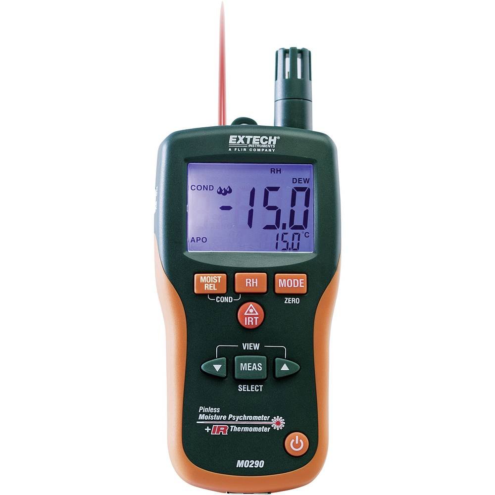 Extech EXTMO290 Mo290 Moisture Meter Ir Thermometer