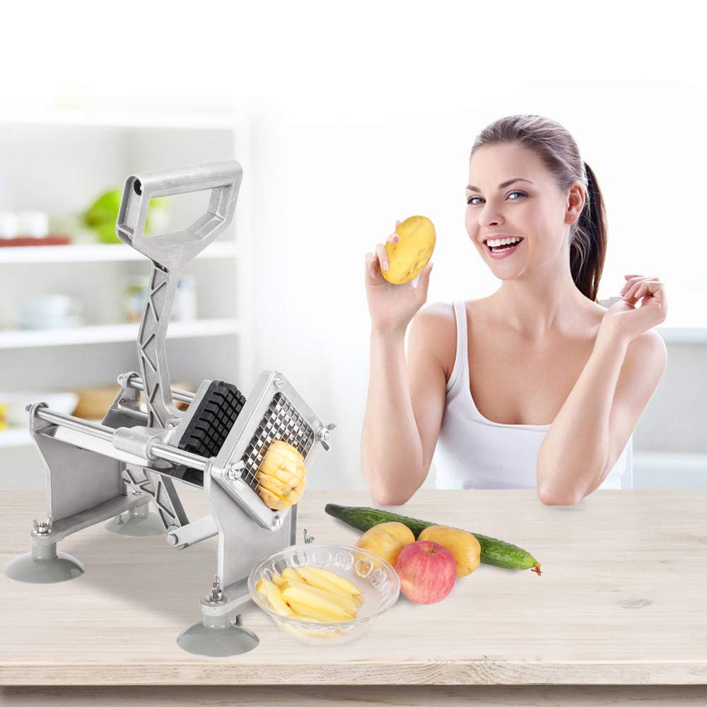 ROVSUN Commercial Vegetable Chopper French Fry Cutter Potato Slicer Fruit Chopper, Super Value