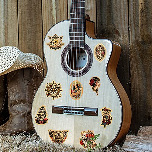 100PCS Vintage Stickers, Retro Girl Sailor Stickers Pin up Stickers Waterproof Vinyl Decals for Water Bottles Laptop Hydroflask Computer Skateboard MacBook, Trendy Decals for Teens and Adults