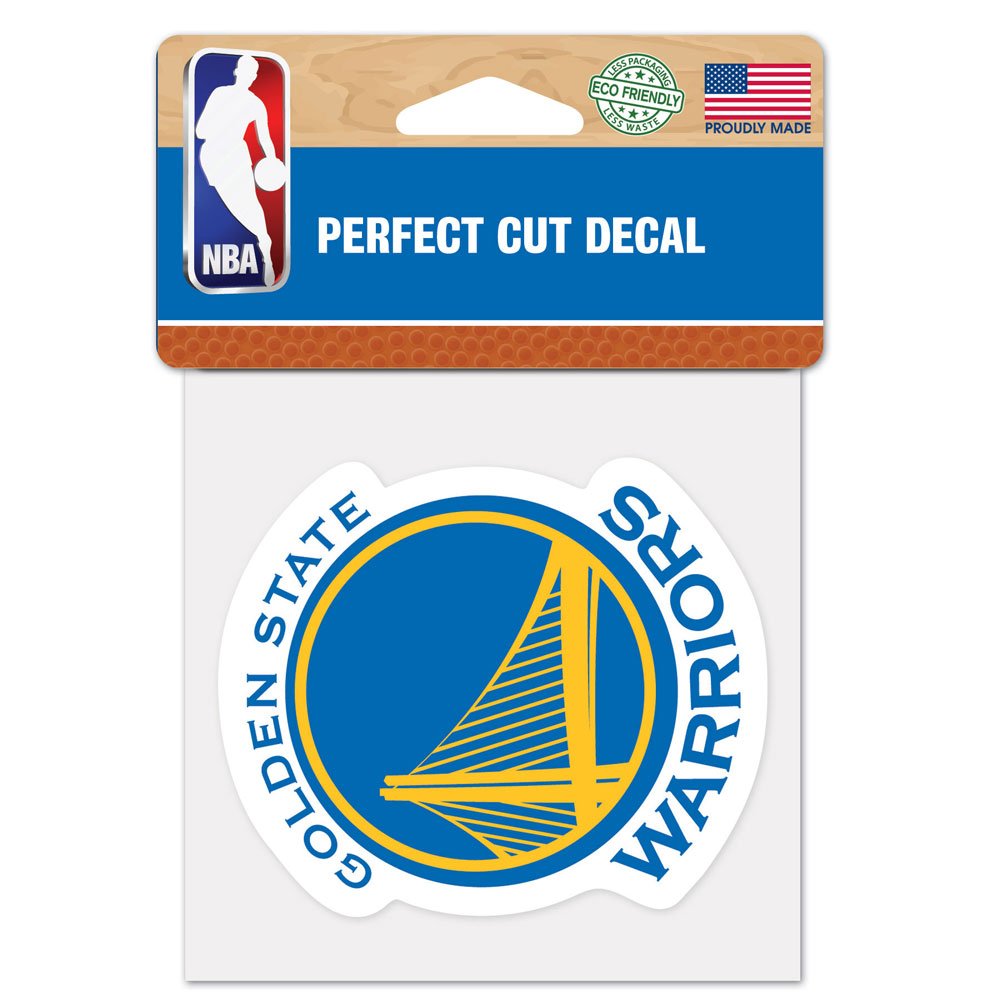 NBA Golden State Warriors Perfect Cut Color Decal, 4" x 4"