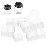 Rustark 1250Pcs Clear PVC Perforated Heat Shrink