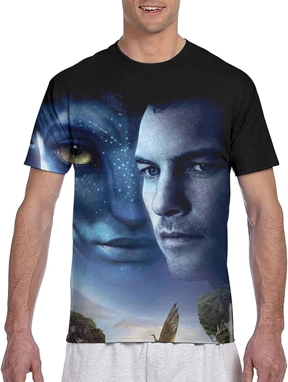 Amazon Co Jp アバターavatar 4 Tシャツ 半袖 メンズ Tシャツ 半袖 創意デザイン おもしろ 3dプリント カジュアル おしゃれ カットソー トップス 大人 メンズ グラフィック Tシャツ アパレル スポーツ 丸襟 柔らかい 快適 薄手 ファッション