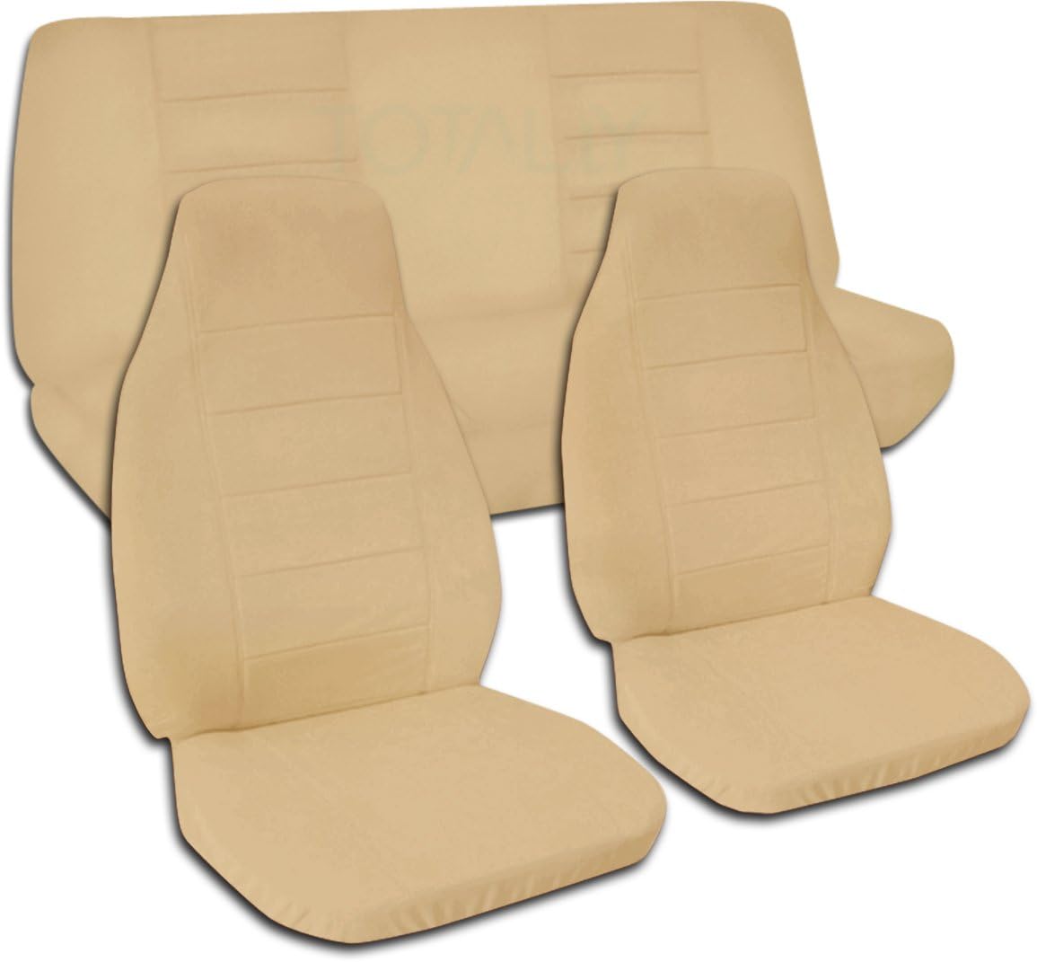 Totally Covers Compatible with 19972006 Jeep Wrangler TJ Solid Color Seat Covers