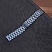 VIGOSS Compatible Gear Sport Bands/Galaxy Watch 42mm Band,20mm Blue [UPGRADE] Polished&Brushed Solid Metal Stainless Steel Strap Replacement Bracelet for Samsung Gear Sport R600/Galaxy Watch 42mm R810