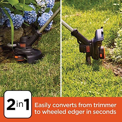 BLACK+DECKER LSTE525 20V MAX Lithium Easy Feed String Trimmer/Edger
