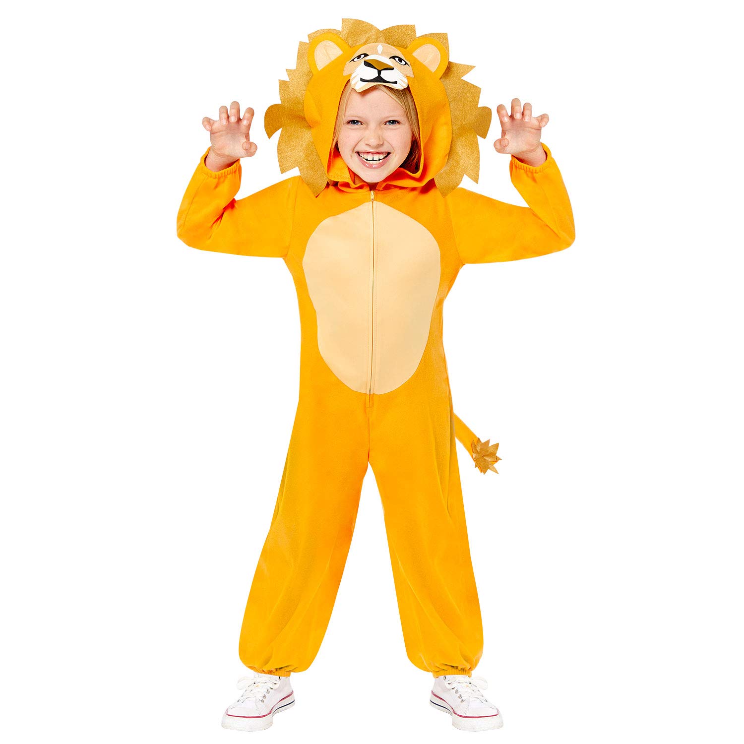 (PKT) (9908794) Child Lion All In One Costume (10-12yr)