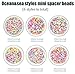 Ancefine Assorted Plastic Sea Shell Fish Spacer Beads for Kids Jewelry Making Party Decoration,8~15 mm,500 Pieces