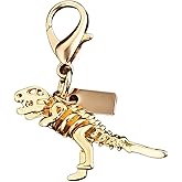 Dinosaur Keychain Gold Bag Charms Purse Charms for Handbags Backpack Cut Car Keys Accessorise Gifts for Women
