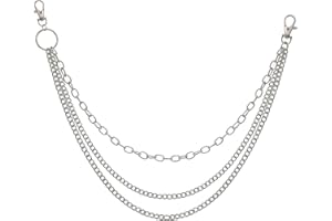 Liutufy Punk Trouser Chain - Stylish and Functional Jeans Wallet Chain for Men and Women