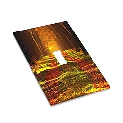 Rustic Nature Tree Autumn Maple Leaf Single Toggle
