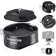 FOMOZER JF-Q2S Arca Type Camera Qucik Release Plate Kit, with Arca Swiss Peak Design Capture V3 Camera Clip，1/4" 3/8" Thread for Tripod Slider, Weighs 120g, Max Load 5kg