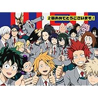 TianSW My Hero Academia Season 3 (19inch x 14inch/47cm x 35cm) Midoriya Izuku All Might Waterproof Poster No Fading