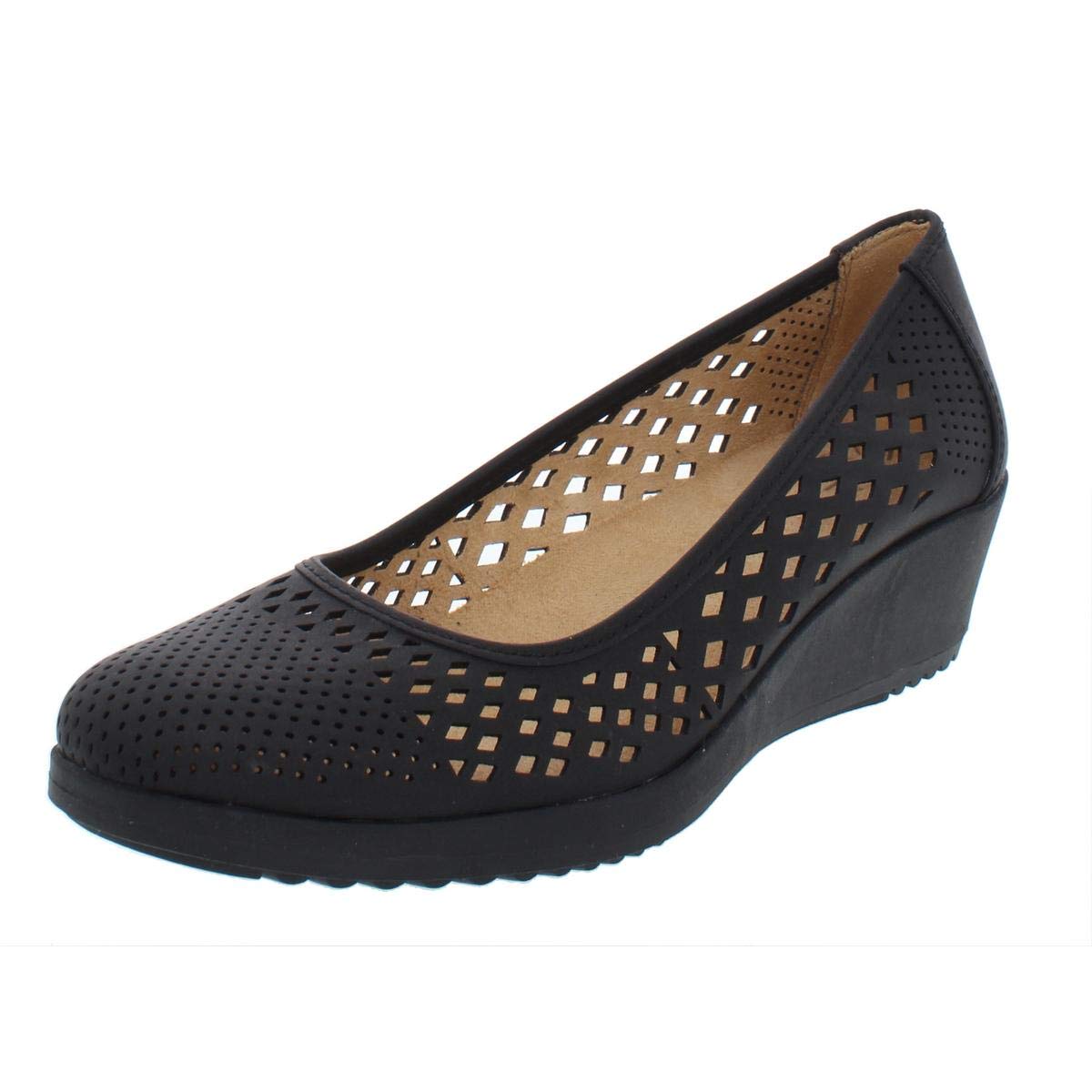 Brina Laser Cut Wedge Pump 
