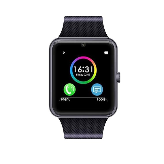 RaaawarHWWE Smart Watch Phone Phone Syc Support, Black