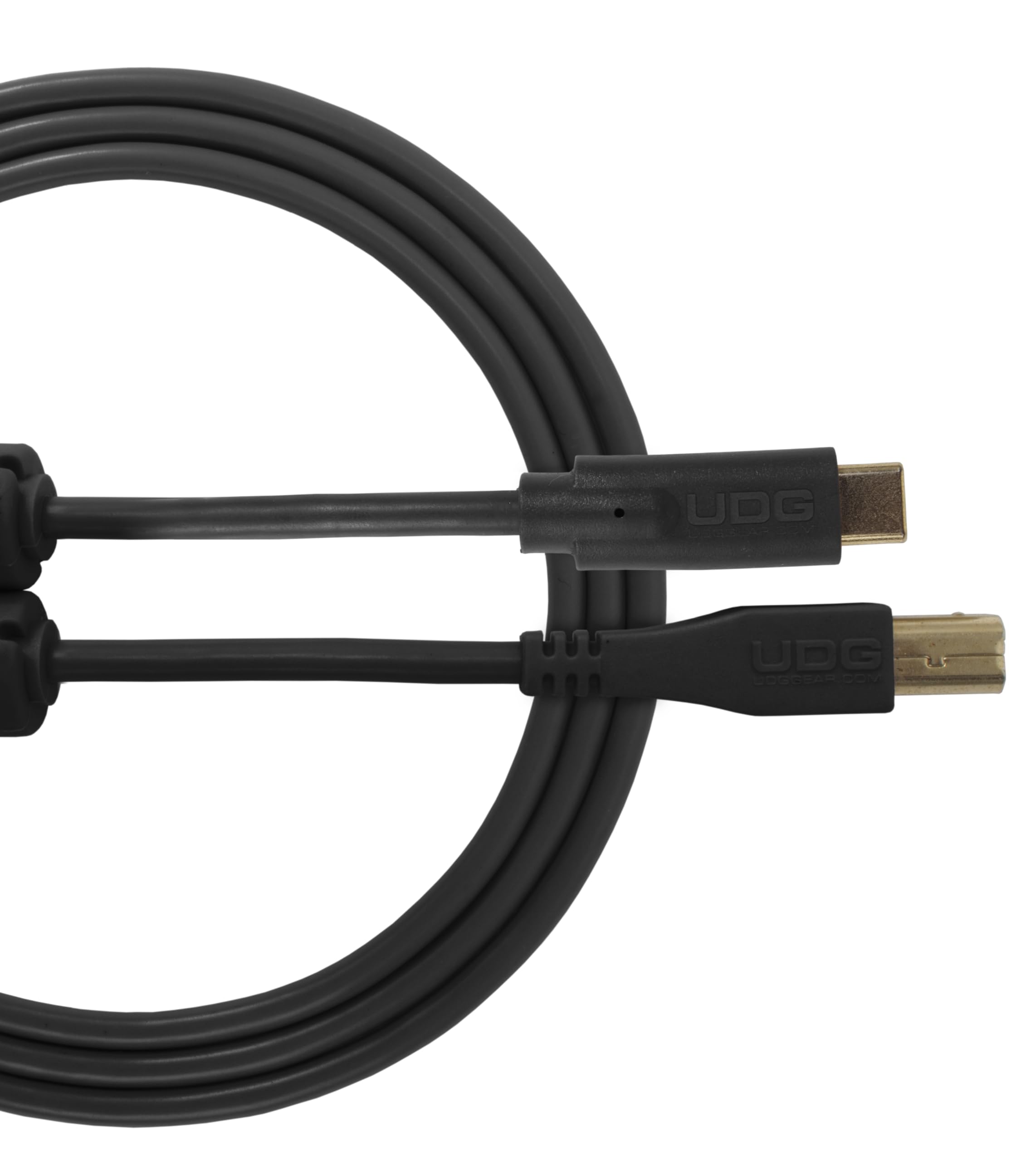 UDG GEAR U96001BL Cable USB 2.0 (C-B) - High-speed Audio Optimized USB 2.0 C to B cable, Black, 1.5 Meter โ image 1