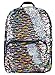 Magic Sequin! Reversible Sequin Rainbow to Silver Fashion Backpack & Matching Zip Pouch