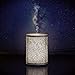 Enduring Decor STARLIGHT Aromatherapy Essential Oil Diffuser - Modern Metal & Glass Design. Remote Controlled Operation, Bright & Candle Modes & Soothing Cool Mist. Adjustable Mist & Auto Shut-off