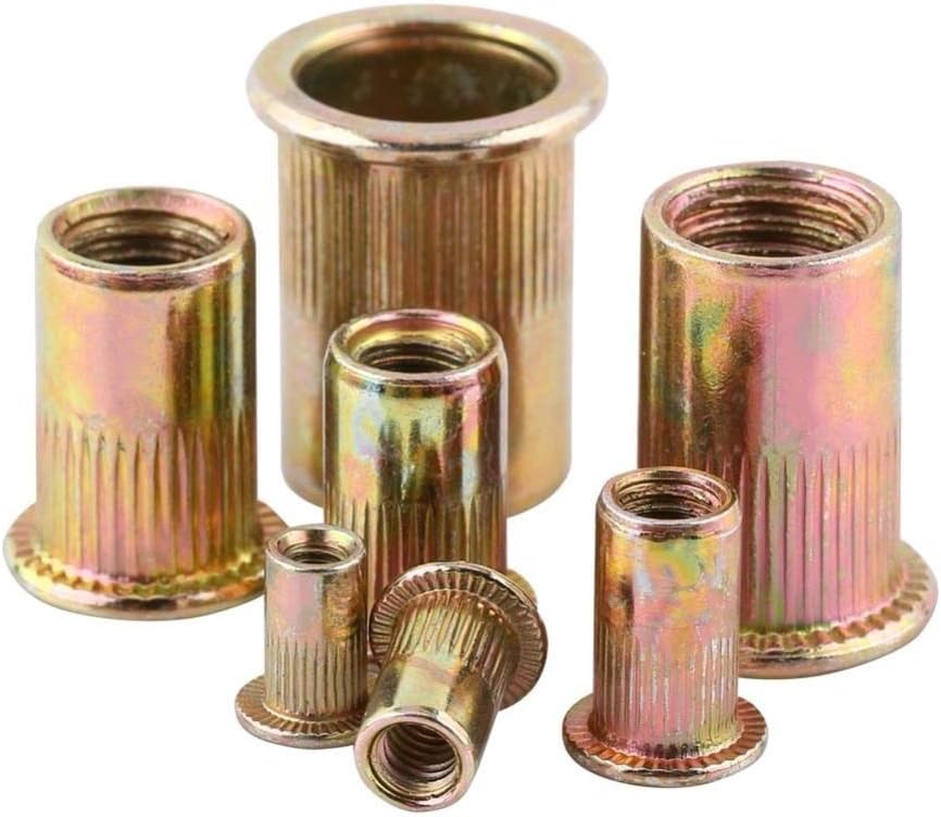 100Pcs/set M3 M4 M5 M6 M8 M10 M12 Rivet Nuts Tools