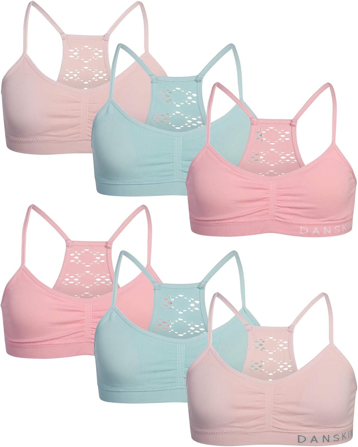 Girls Danskin Training Blues/Pink) Salt/Sunday Rock (Mall, Pads