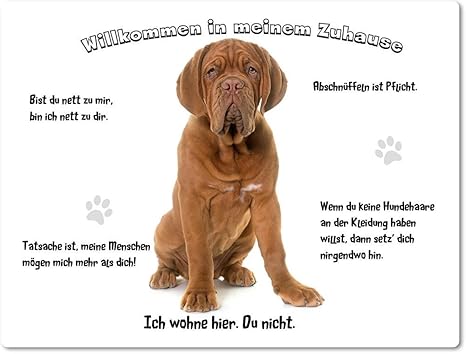 Merchandise For Fans Blechschild Warnschild Turschild Aluminium