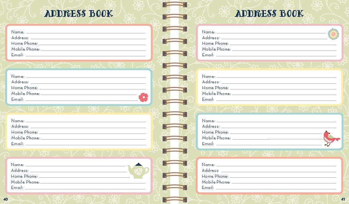 Busy Family Organizer (Planner, address book and much more!)
