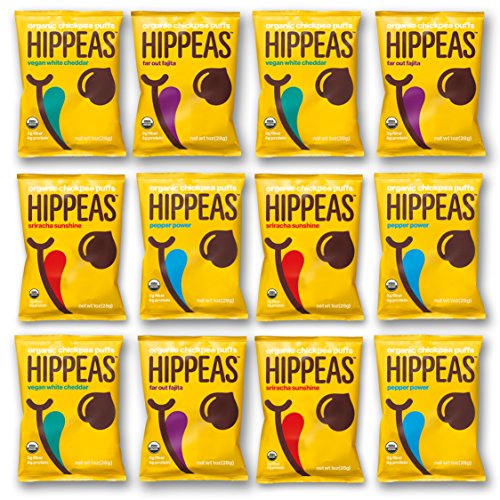 Hippeas Organic Chickpea Puffs Variety Pack Sampler, 1 oz (12 Count) - Thumbnail 5