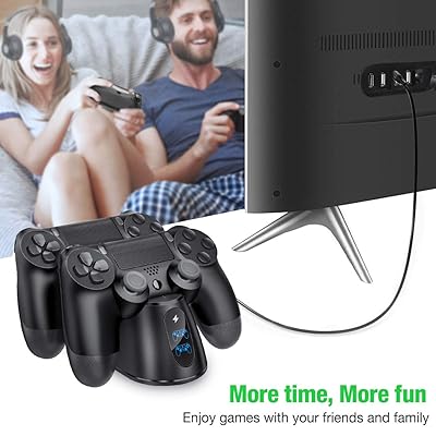 Buy Ps4 Controller Charger Ps4 Charging Station With Dual Charging Port Ps4 Controller Charger Station For Playstation 4 Ps4 Ps4 Slim Ps4 Pro Controller Upgrade Usb C Cable Separate Ps4 Micro Receiver Online In Indonesia B07d8xbhpr