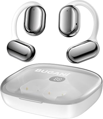 Open Ear Kopfhörer, Ohrhaken Ohrhörer Wireless Earbuds 1 (Weiß)
