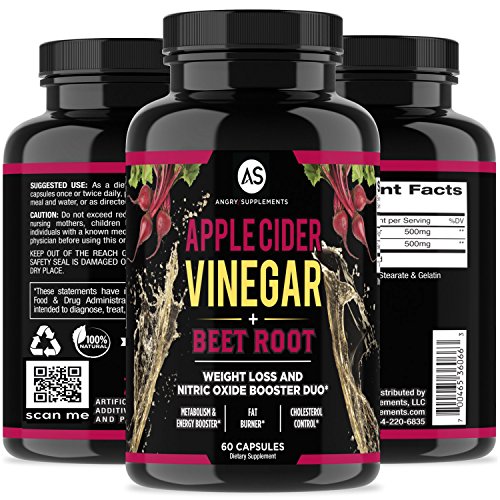 image for Apple Cider Vinegar + Beetroot and Turmeric & Ginger Capsules (2-Pack 